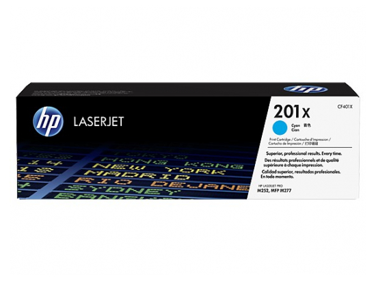 Toner 201X Cyan 2.3K CF401X