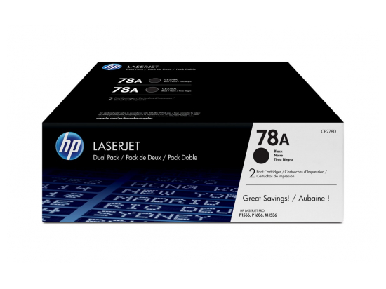 Toner LJ P1566/1606 78A Czarny 2.1k Dwupak CE278AD