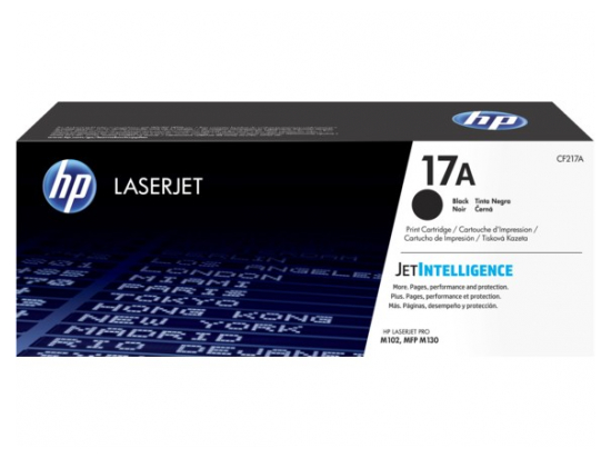 Toner 17A Black 1.6k CF217A