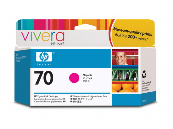Tusz nr 70 Purpurowy (Magenta) 130ml C9453A