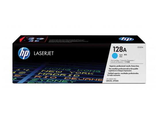 Toner CP1525/CM1415 128A Błękitny (Cyjan) 1.3k CE321A