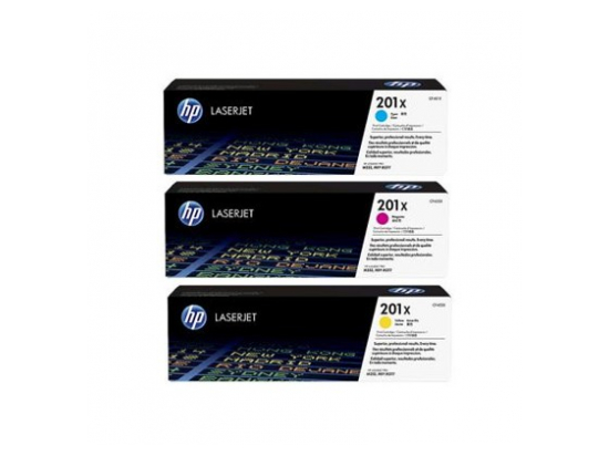 Toner 201X 3-Pack CMY 2.3K CF253XM