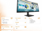 Monitor HP P34hc G4 WQHD USB-C Curved  21Y56AA